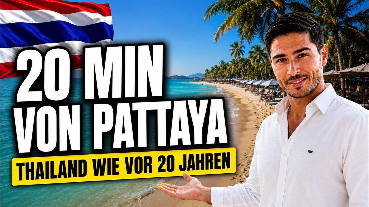 Bang Saray Beach Thailand Strand mit Palmen
