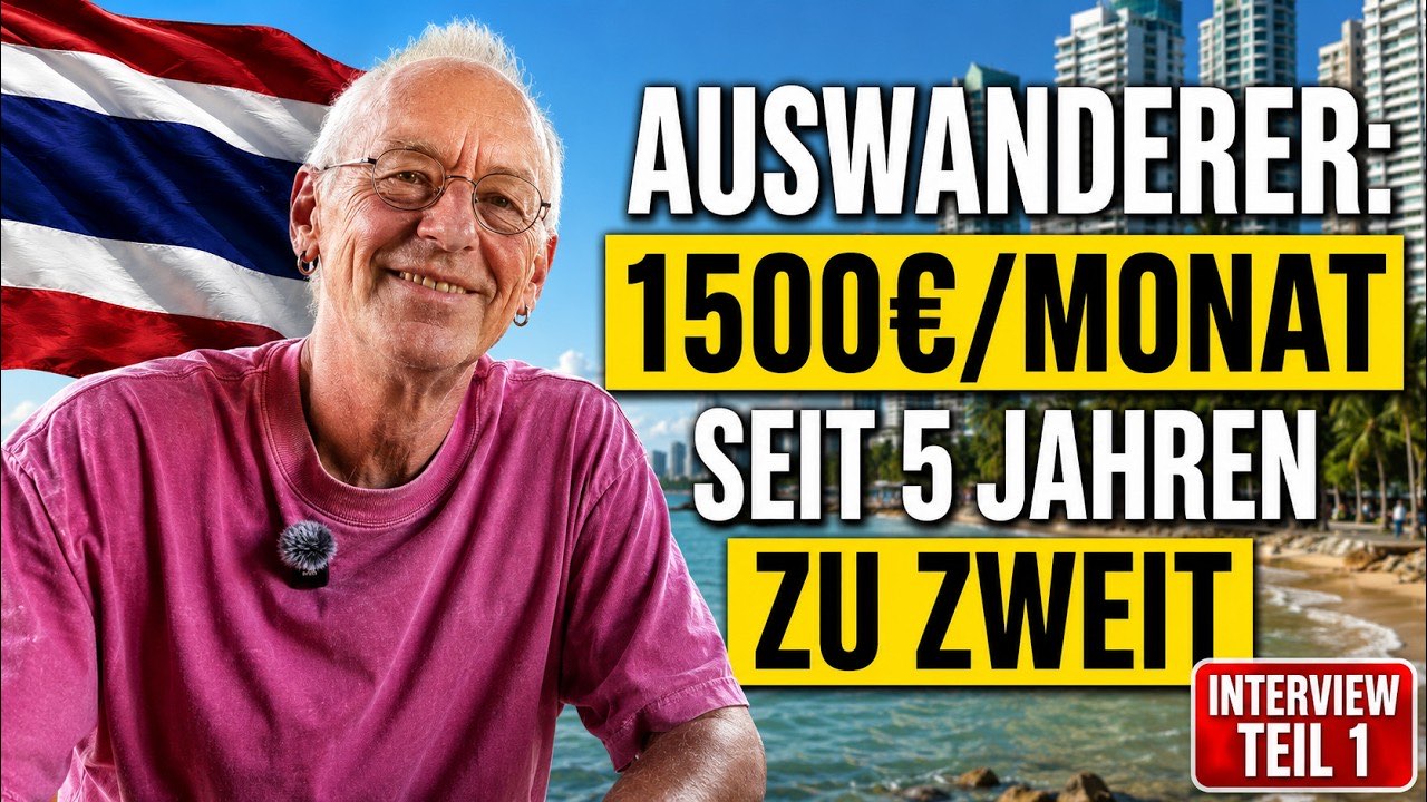 Vorschaubild des Videos: NIE ZURÜCK! Schweizer lebt über 5 Jahren HIER | Auswandern Thailand | Deutsche im Ausland | TEIL 1