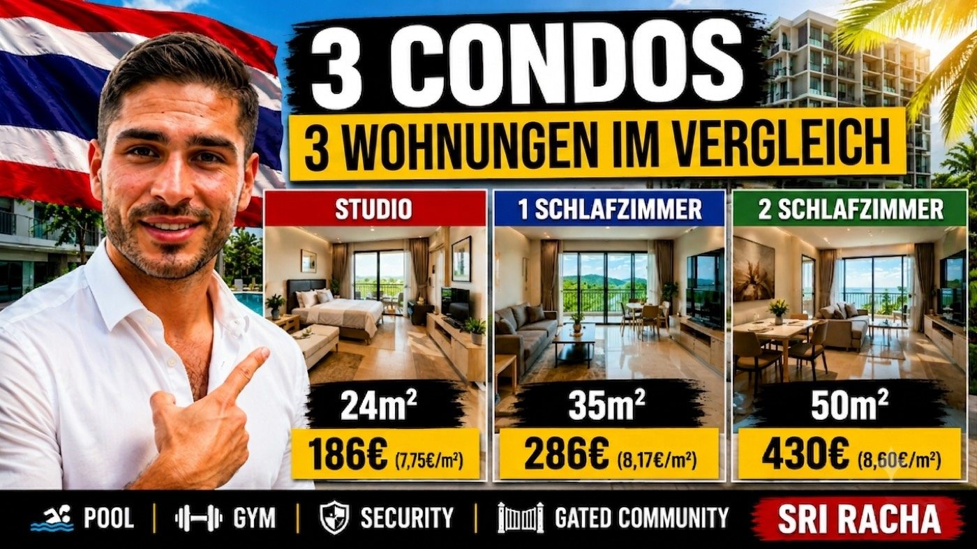 Sharmonyx Wohnkomplex Si Racha Thailand Pool Gym Sauna Wohnungen